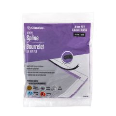 Bourrelet en vinyle,  0,18" x 25 pi', noir