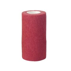Bandage auto-adhésif EquiLASTIC, 10 cm x 4,5 m, rouge