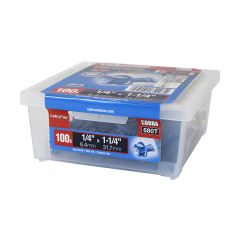 Vis à béton tête hex 1/4" (+ Foret + Embout Hexagonal 5/16") (100)