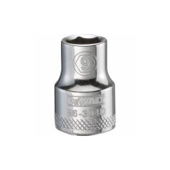 Douille 9 mm, 6 pans, à prise 3/8"