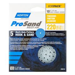 Disques abrasifs Norton ProSand "Multi-Air Cyclonic,  5'", Grain 220, 10/pqt