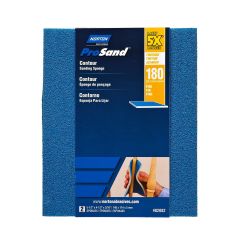 Éponge abrasive Contour ProSand, 4 1/2" x 5 1/2", grain 180, 2/pqt