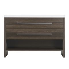Vanity and Sink - Alamo Relax - 2 Drawers - Alamo Oak - 48" x 31 1/2"