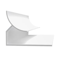 Moulure de coin intérieur en PVC pour panneau Trusscore Wall&CeilingBoard, blanc, 10'