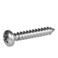 Vis Trusscore, tête plate, acier inoxydable, #10 x 1/1/2", 250/pqt