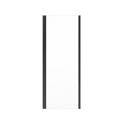 Panneau de retour pour base 32",  Uptown, 30,13"-30,88" x 76", verre clair, noir mat