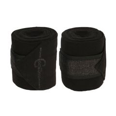 Bandage polaire Empara, 300 x 12 cm, noir, 4/pqt
