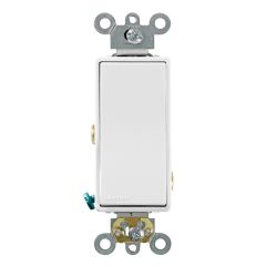 Interrupteur Decora, 1 voie,15 A, 120/277 V, blanc