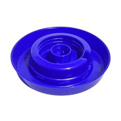 Poultry B4 Plastic Water Fount Base - 1 L - Blue