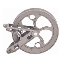 Poulie métallique pour corde à linge, 6"