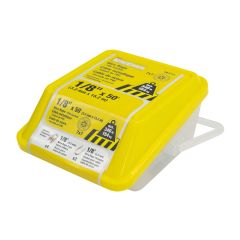Câble pour avion, acier galvanisé recouvert de PVC, 7 x 7 - 1/8 à 3/16" x 50'