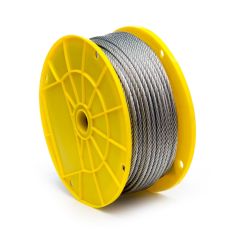 Câble pour avion, acier galvanisé, 7 x 19 - 1/4" x 250'