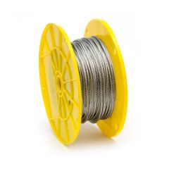 Câble pour avion, acier galvanisé, 7 x 19 - 1/8" x 250'