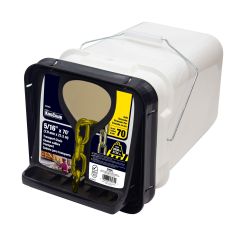 Chaîne de transport de calibre 70, fini naturel, 5/16" x 70'