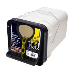 Chaîne de transport de calibre 70, fini naturel, 1/4" x 90'