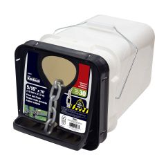 Chaîne de calibre 30, acier galvanisé, 5/16" x 70'