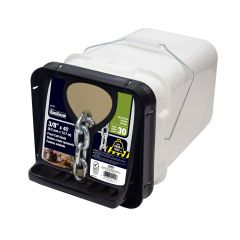 Chaîne de calibre 30, fini zinc, 3/8" x 45'