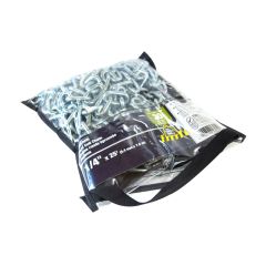 Chaîne de calibre 30, fini zinc, 1/4" x 25'