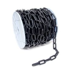 Chaine de plastique, noir, 2" x 65'