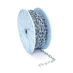Chaîne Tenso pour machine à maillon torsadé, fini zinc, #3 - 5/64" x 98'