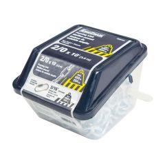 Chaîne à maillon passant rapide, fini zinc, 3/16" x 10'