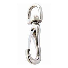 Mini-mousqueton à ressort à oeillet pivotant, 3/8" x 2 1/2"