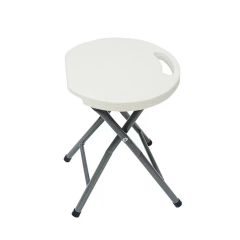 Folding Stool - White
