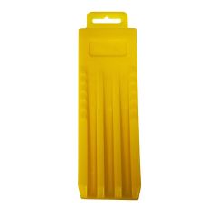 Wedge - Plastic - Yellow - 12"