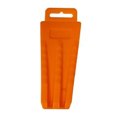 Wedge - Plastic - Orange - 5 1/2"
