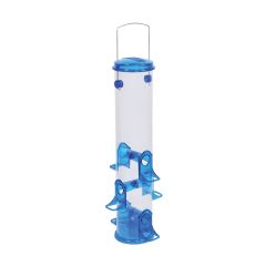 Tube Bird Feeder - More Birds - Jumbo - Blue