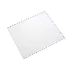 Lentille de remplacement pour casque à abat-jour fixe, transparente, 4 1/2" x 5 1/4"