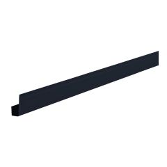 Moulure en J CanExel Ridgewood D-5 et Ultraplank, 1/2" x 10', noir