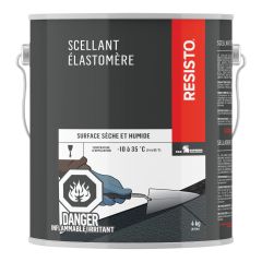 Scellant élastomère, noir, 4 kg