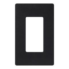 Plaque murale sans vis, Claro, simple, noir