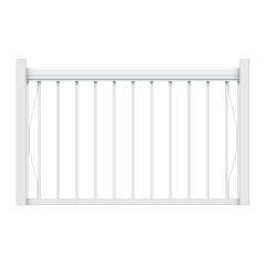 Ensemble de barrière, Legacy, blanc, 36" x 42"