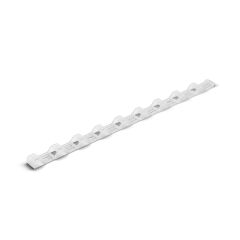 Closing Strip - Plastic  - Scare - White - 6/Pkg - 24"