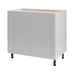 Caisson inférieur 2 portes, Shaker, gris, 36" x 34 3/4" x 24"