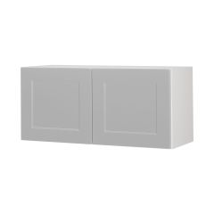 Caisson supérieur de frigo 2 portes, Shaker, gris, 30" x 14" x 12 1/2"