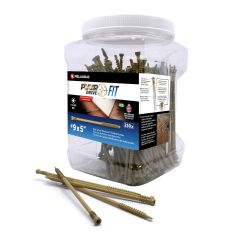 T15 Screw - PWR Drive Fit - Tan - #9 x 5" - 250/pkg