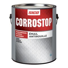 Anti-Rust Enamel - Corrostop -  White - Flat - 3.78 l