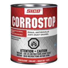 Anti-Rust Enamel - Corrostop -  Bright Red - Gloss - 946 ml