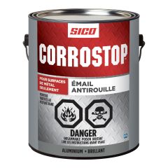 Anti-Rust Enamel - Corrostop - Metallic - Gloss - 3.78 l