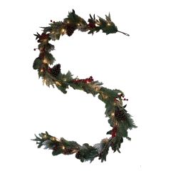 Prelit Christmas Garland - 9'