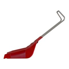 Pelle traineau, manche acier, rouge, 60 l