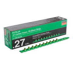 Bande de charge, calibre .27, plastique, niveau 3, vert, 100/bte