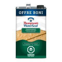 Scellant, bois, transparent, format boni, 4,52 l