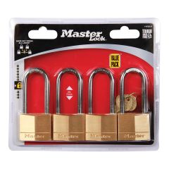 Cadenas en laiton, grand arceau, 2", 4/pqt