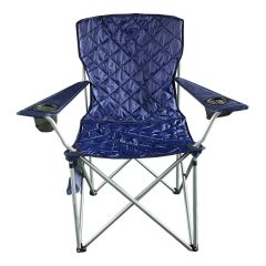 Chaise pliante, plein air, bleu, 55,5 x 84,5 x 98 cm