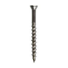 Vis, bois traité, tête plate, inox, #10, 2 1/2", 350/pqt