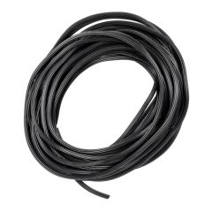 Bourrelet en PVC, noir, 0.14" x 25'